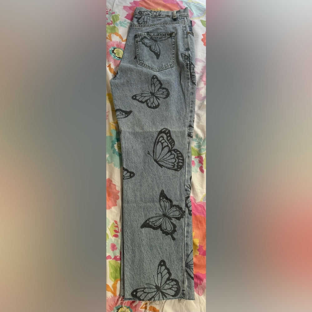 PacSun jeans with butterfly stamp size 29